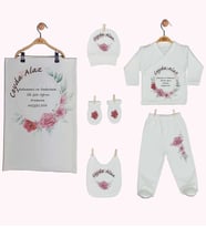 Pia Baby Gl 1912-07 İsme Özel Battaniye Zıbın Set