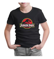 Jurassic Park - Shadow Siyah Çocuk Tshirt