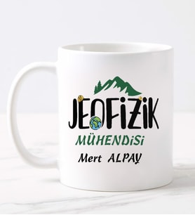Jeofizik Mühendisi  Kupa (Beyaz)