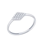 Diamond Line-Gülaylar Altın 14 Ayar Trend Yüzük