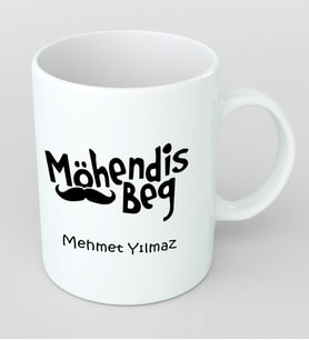 Kişiye Özel Möhendis Beg (Mühendis) Kupa Bardak