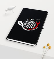 BK Gift Kişiye Özel Doktor Temalı Siyah Defter - 10