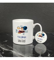 Tercüman Kupa Bardak ve Anahtarlık Set 001