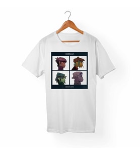 Gorillaz Beyaz Tişört