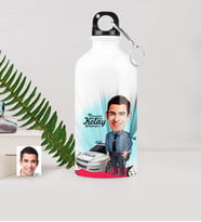 BK Gift Kişiye Özel Bay Polis Karikatürlü Metal Suluk 500 Ml 6