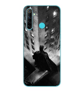 Batman Tasarım Süper Şeffaf Silikon Telefon Kılıfı Oppo Realmi 6i