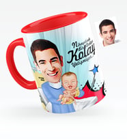 BK Gift Kişiye Özel Bay Kadın Hastalıkları Ve Doğum Uzmanı Karikatürlü Kırmızı Kupa Bardak  1