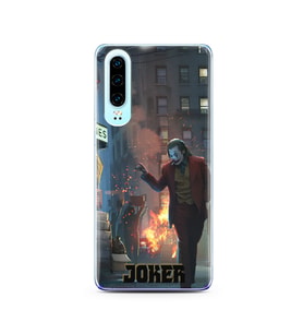 Joker Tasarımlı Süper Şeffaf Silikon Telefon Kılıfı Huawei P30  