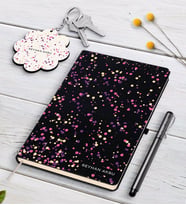 BK Gift Kişiye Özel İsimli Siyah Defter Kalem Ve Anahtarlık Hediye Seti-20 (Model 1)