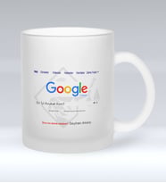 BK Gift Kişiye Özel Google En İyi Avukat Buzlu Cam Kupa Bardak  1