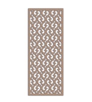 Liar Ahşap Seperatör (Paravan) - KSP09 - (85 x 210 cm) - (18 mm) - (Beyaz) (Taba - Kahverengi)