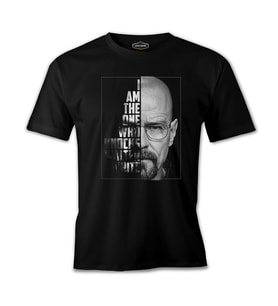 Breaking Bad - Who Knocks Walter White Siyah Erkek Tshirt