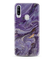 Kılıfland General Mobile GM 20 Pro Kılıf Silikon Resimli Kapak Abstract Purple Stok 1070