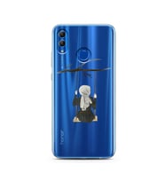 Salıncak Kız Tasarımlı Süper Şeffaf Silikon Telefon Kılıfı Huawei Honor 10 Lite 