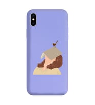 Lila Lansman Telefon Kılıfı Iphone X
