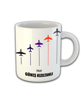 Kişiye Özel Pilot Temalı Kupa Bardak 81476