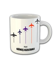 Kişiye Özel Pilot Temalı Kupa Bardak 81476