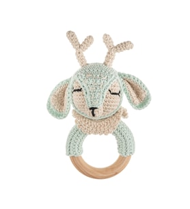 Cuddly Amigurumi Geyik Çıngırak-Mint
