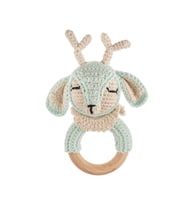 Cuddly Amigurumi Geyik Çıngırak-Mint