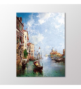 Arty Tablo Büyük Kanal Venedik Tablo (Karışık)