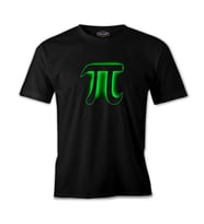 Matematik - Pi 10 Siyah Erkek Tshirt