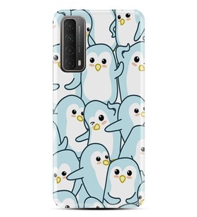 Kılıfland Huawei P Smart 2021 Kılıf Silikon Resimli Kapak Penguin Pattern Stok 966