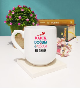 Mesajlı Kadın Doğum Uzmanı Kupa Bardak