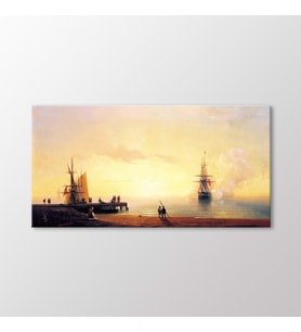 Arty Tablo Türkiye'den Sahil Manzarası, 1845 Tablo (Karışık)