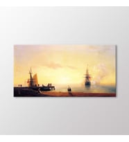 Arty Tablo Türkiye'den Sahil Manzarası, 1845 Tablo (Karışık)