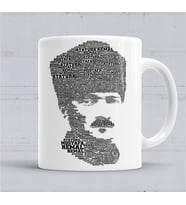 Mustafa Kemal Atatürk Kupa Bardak Porselen