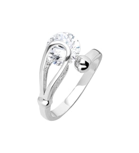 Starlight Diamond Pırlanta Montür Elegance 925 Ayar Gümüş Bayan Tektaş Yüzük (Çok Renkli)