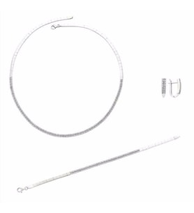 Oval Düğün Takım 22,00 Gram 2 Sıra 14 Ayar Altın (Çok Renkli)