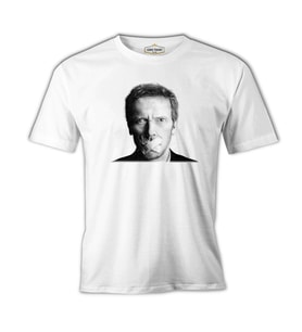 House - Don't! Beyaz Erkek Tshirt