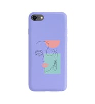 Lila Lansman Telefon Kılıfı Iphone 7