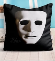 BK Gift Kişiye Özel Mask  Kırlent Yastık  1