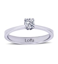 Lova H Renk 0,23 Karat Pırlanta Tektaş Yüzük - 1030062