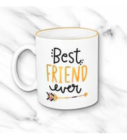 Best Friend Yaldız Baskılı Kupa Bardak