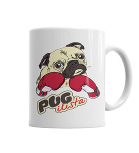Pugilista Boks Kupa Bardak Porselen