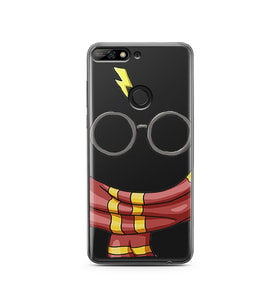 Harry Poter Tasarımlı Süper Şeffaf Silikon Telefon Kılıfı Huawei Y7 2018