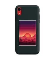 Siyah Lansman Telefon Kılıfı Iphone XR
