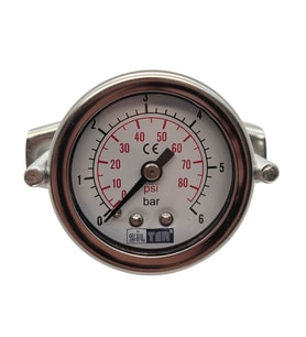Ütü Manometre Pano Tip 6 Bar 90 Psi / TS MN 636