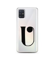 Samsung A51 Harf Tasarımlı Telefon Kılıfı U-Harfi 
