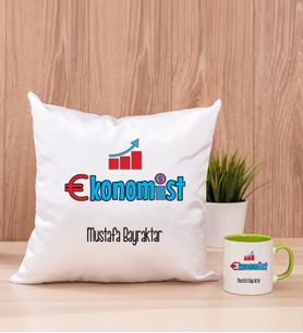 Ekonomist Kare Yastık ve Yeşil Kupa Bardak