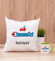 Ekonomist Kare Yastık ve Yeşil Kupa Bardak