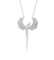 Papatya Silver 925 Ayar Gümüş Melek Kolye