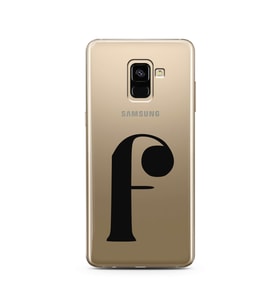 Samsung A8 Plus Harf Tasarımlı Telefon Kılıfı F-Harfi 