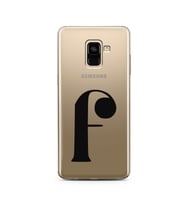 Samsung A8 Plus Harf Tasarımlı Telefon Kılıfı F-Harfi 