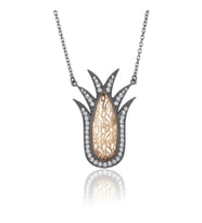 Söğütlü Silver otantik lale kolye