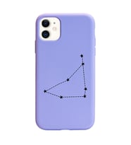 Oğlak Burcu (Capricornio) Yıldız Haritası Tasarımlı Kılıf iPhone 11