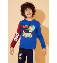 DeFacto Erkek Çocuk Kral Şakir Lisanslı Sweatshirt M9936A620SP (Mavi)